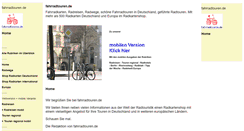 Desktop Screenshot of fahrradtouren.de